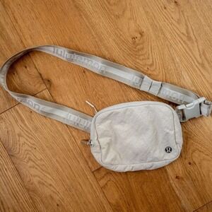 Lululemon White Opal Belt Bag